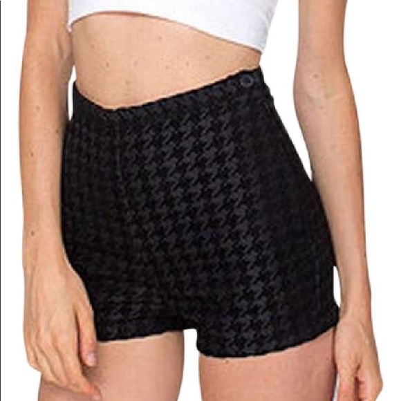 American apparel houndstooth tap short - Picture 2 of 5